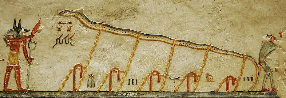 Apep Great Serpent Ramsses Restraint Bound Apophis KV9 Egypt